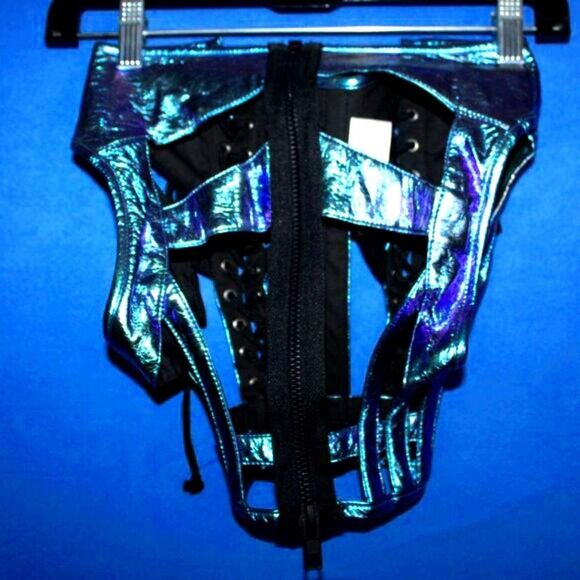 Club-exx Women's Purple and Blue Top - Picture 5 of 6